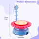thumbnail image 5 of Kit de torno de cerámica para niños: Juego eléctrico de arcilla para esculpir en seco al aire para estudio de cerámica DIY, 5 of 6