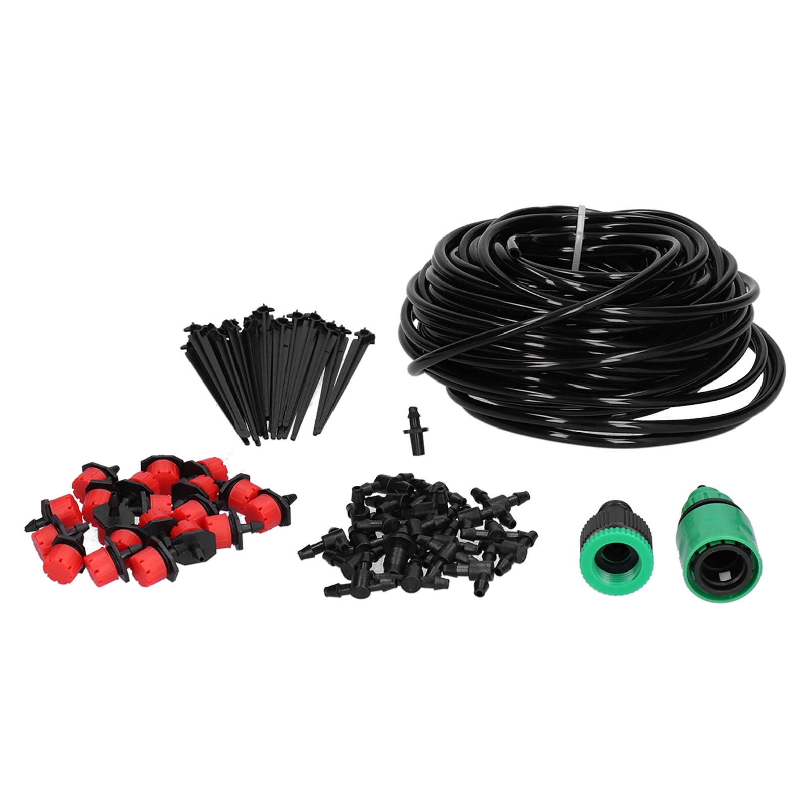 Suodoka 65.6 ft (20m) Automatic Drip Irrigation Kit with Adjustable Drippers, 63-Piece Garden Watering System for Home Potted Plants and Flowerbeds