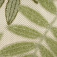 thumbnail image 2 of Nourison Aloha Floral Indoor/Outdoor Ivory Green 5'3" x 7'5" Area Rug (5x7), 2 of 10