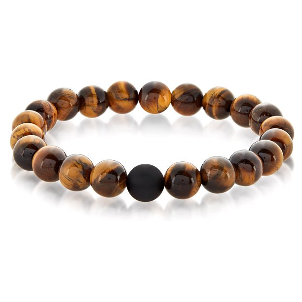 Black onyx and tiger eye bracelet Clearance
