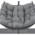 thumbnail image 4 of Grand Patio Royal Hammock Chair with Stand - Steel Frame, Cushion - 1 Piece, Gray, 4 of 7