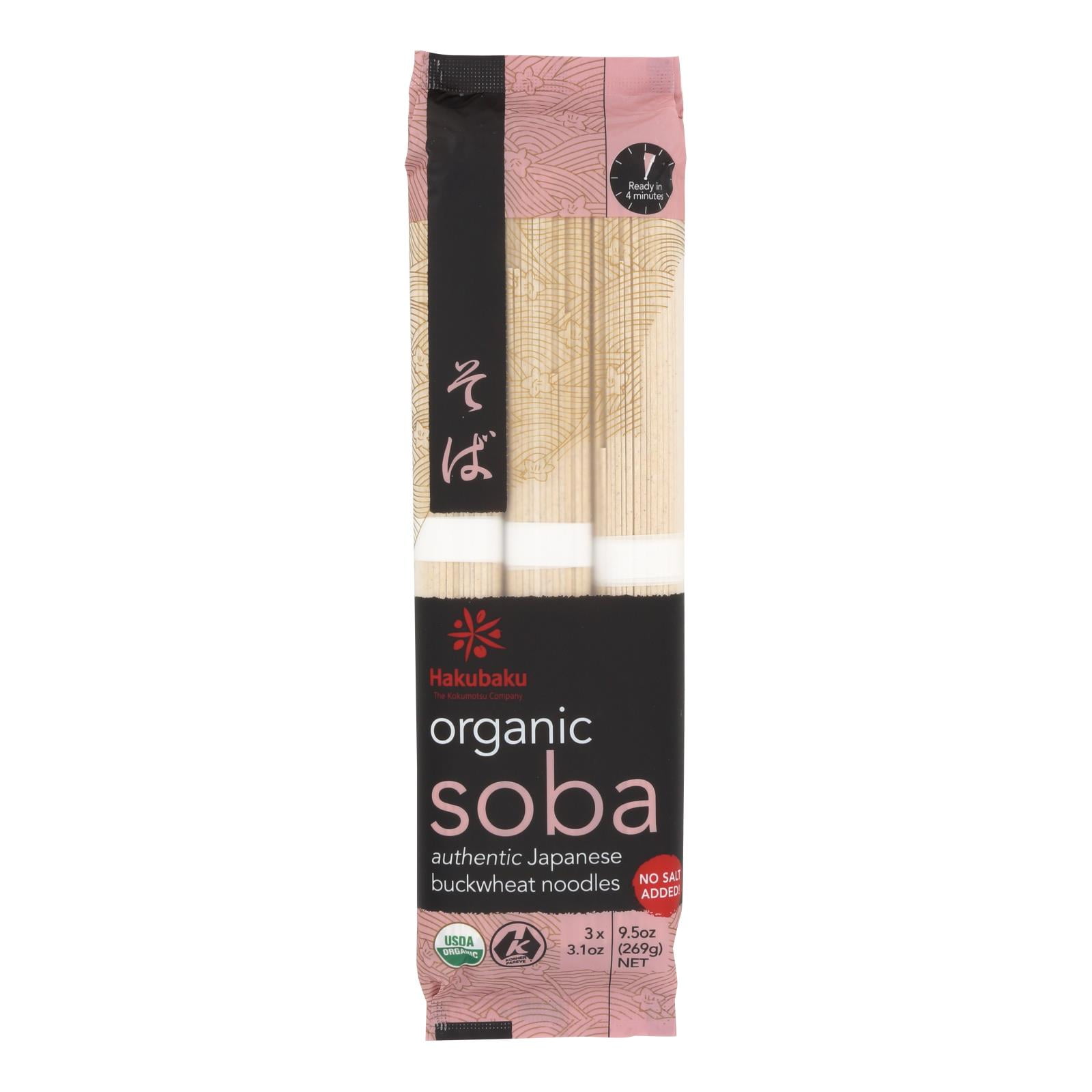 Hakubaku Organic Soba, 9.52 Oz
