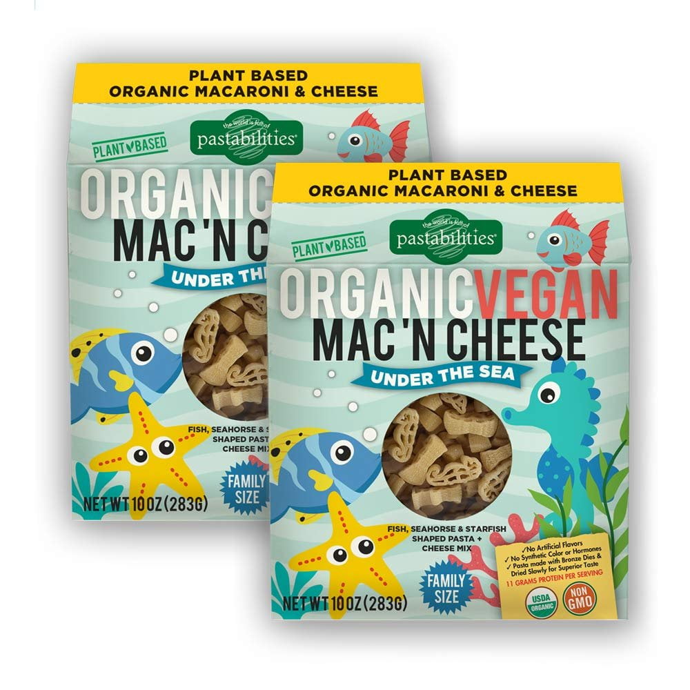 Pastabilities Vegan Organic Kids Under the Sea Fun Pasta Shapes Mac and