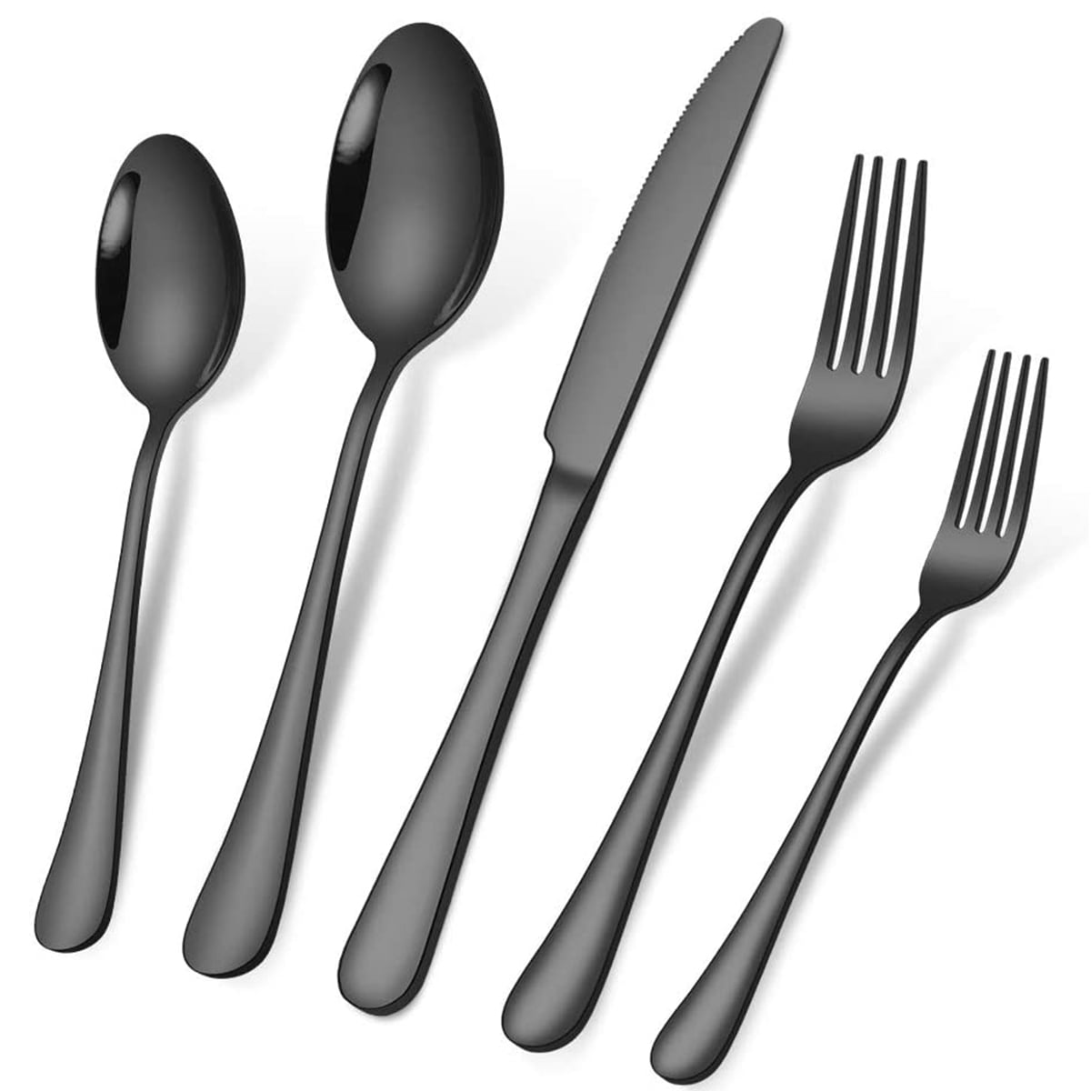 Silverware Sets, 30 Pieces Stainless Steel Flatware Set, Utensils Set ...