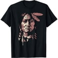 thumbnail image 1 of Sitting Bull Native American Chief Indian Warrior - playera para hombre y mujer, 1 of 2