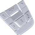 thumbnail image 4 of 6PCS Car Driving Auxiliary Button Sticker Trim Silver Aluminium Alloy Replacement for X5X6 10‑13, 4 of 4