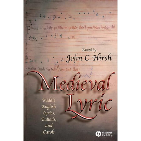 ISBN 9781405114820 product image for Blackwell Critical Biographies: Medieval Lyric : Middle English Lyrics, Ballads, | upcitemdb.com