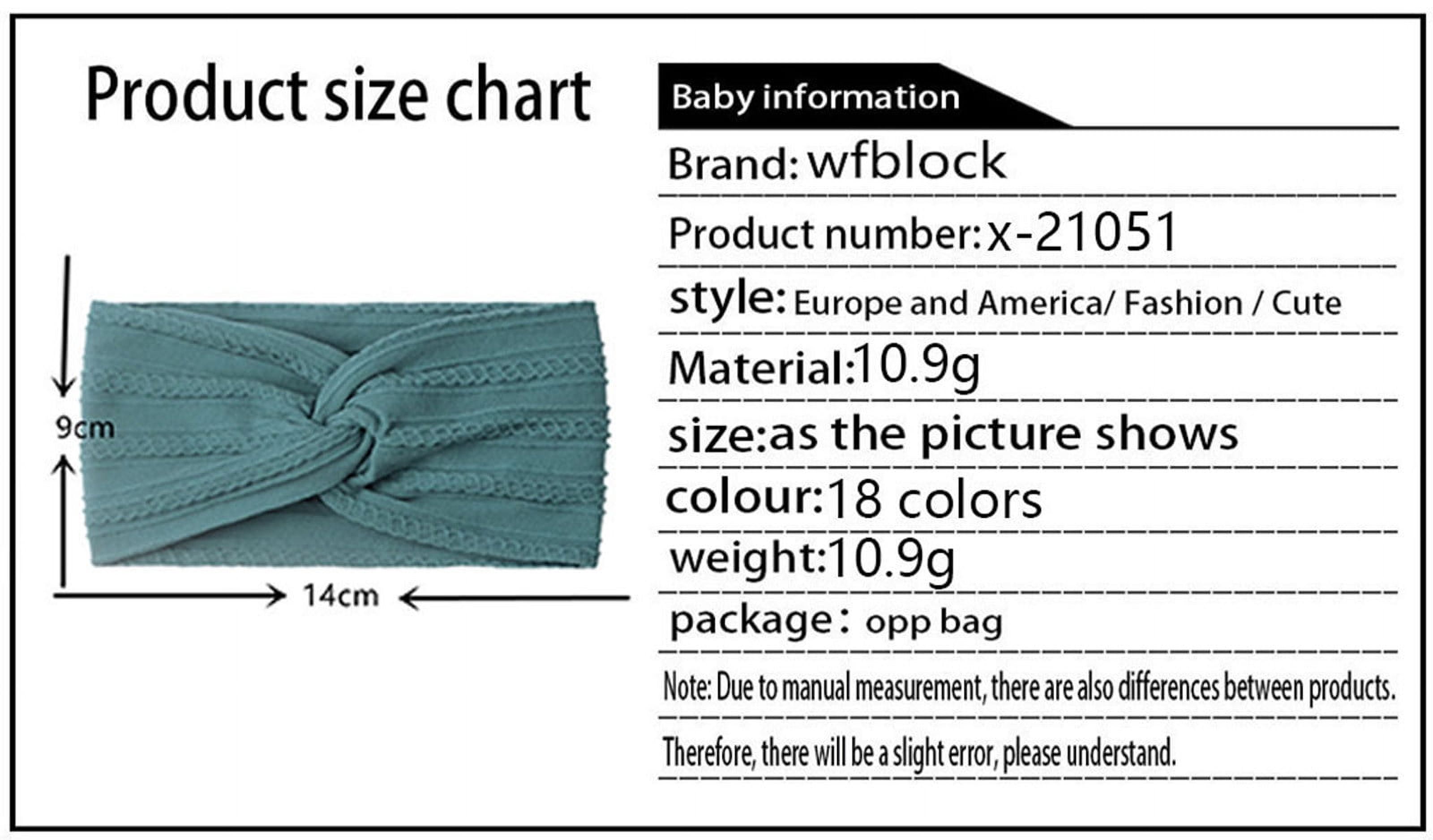 JLMSPLWG 18PCS Baby Nylon Headbands Handmade Jacquard Weave Elastic Headbands for Newborn Non Slip Sweet Fashion Headband Gifts for Baby Girl
