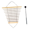 thumbnail image 3 of Campana de flujo de meditación, sonido de cuenco de meditación, instrumentos musicales, campana de flujo con mazo para oficina en tonos, 3 of 8