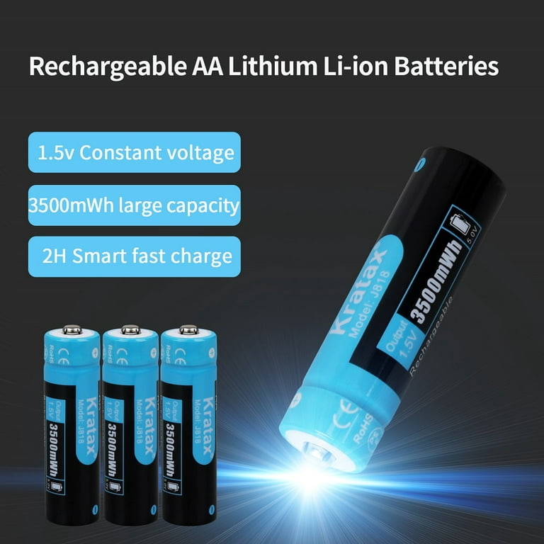 16Pcs 1.5V 3000mAh Alkaline AA Rechargeable Battery lot Cell Long Lasting