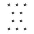 thumbnail image 1 of Jumpingount Accesorio hexagonal de cuentas de cobre para el hogar, joyas multicolores para adultos, ornamentales para doméstico artesanal, Negro Hao Negro 10piezas, 1 of 6