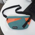 thumbnail image 4 of Bolso cruzados de nailon para el pecho, bandolera de uso diario antirrobo, ajustable, seguro, multifuncional, ligero, accesorios para deportes al aire libre, 4 of 7