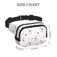 thumbnail image 4 of Disketp Cute Poodle Dog Riñonera de Doble Capa, Bolsa de Cintura Ajustable para Viajes, Correr y Senderismo, Riñonera Ligera para Hombre y Mujer, 4 of 9
