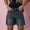 B_ Dark Gray, variant on Olyvenn Womens Denim Shorts Stretchy Mid High Waisted Summer Beach Plus Size Casual Trendy Ripped Loose Fit Hot Short Jeans Light Blue XS