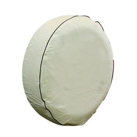 Camco 27" RV Spare Tire Vinyl Cover, Colonial White