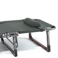 thumbnail image 6 of Summer Outdoor Rollaway Bed Simple Office Rollaway Chair Nap Bed Cotton Padded Recliner Accompanying Cot Camp Bed, 6 of 9