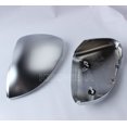 thumbnail image 4 of no blind spot holes-Matte Chrome Wing Mirror Caps For VW Golf 8 VIII MK8 GTI GTD GTE R Side Mirror Covers Silver 2020 2021 2022 Satin, 4 of 7