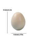 thumbnail image 2 of Simulated Egg Squishy for Adults Soft Tactile Office Desk Accessory Slow Rebound TPR Sensory Gadget 2.17 x 1.77 Inch Manual Venting Tool 1 Pack, 2 of 5