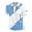 Sky Blue, variant on Argentina Flag Printed Soccer Jersey for Men Kids Short Sleeve Patriotic Football Fans Tee Tops for Casual Daily