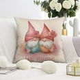 thumbnail image 3 of Pink Valentines Day Pillow Covers Gnome Heart Truck Love Be Mine for Valentines Day Throw Pillow Covers 18 X 18 Inch, Set Of 2, Linen Study Sofa Cushion Cover Indoor Living Room Home Decor, 3 of 7