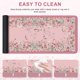 thumbnail image 4 of Alfombrilla de ratón iCasso Desk Mat rosa de 40 x 90 cm, antideslizante, grande, 4 of 7