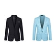 thumbnail image 1 of (2-Pack) Rinsvye Boys Korean Style Slim Fit Jacket For Formal Business Outings Breasted Coat For Kids School Events Wear Smart Appearance, 1 of 3