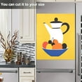 thumbnail image 6 of Magnetic Dishwasher Decal - 23x26 Inches ， Single-Sided Print, Cuttable, for Dishwasher, Refrigerator, and Other Metal Surfaces，Coffee Pot and Bowl, 6 of 6