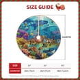 thumbnail image 4 of Kll Sea World Christmas Tree Skirt 48",Party Decorations Farmhouse For Christmas Decorations Holiday Party, 4 of 8