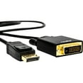 thumbnail image 3 of Rocstor premium 6 ft DisplayPort 1.2v to DVI Cable M/M - Displayport 1.2v to DVI  (Y10C155B1), 3 of 7