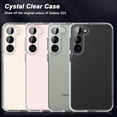 thumbnail image 3 of Thin Samsung Galaxy S23 5G Case (6.1 Inch) Clear Hard Back + Soft TPU Bumper [Air Pocket Corners] Shockproof Phone Cover for Galaxy S23 (2023) - Transparent, 3 of 9