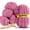 Muted Mauve, variant on Craftiss Chunky Chenille Yarn for Crochet 8 Rolls - Jumbo 7 Weight (27 Yds, 8 oz Skein) Bulky Thick Crochet Knit Blanket Chunky Yarn for Hand Knitting