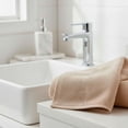 thumbnail image 4 of Toalla Medio Baño Spring Air 70x140 Cm Algodón Ultra Suave Beige Spa Medio Baño, 4 of 7