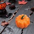 thumbnail image 5 of Green Artificial Pumpkins, Harvest Decor Foam Pumpkin, Imitation Fake Pumpkin, Artificial Pumpkin Decor, Thanksgiving Halloween Pumpkin Props, Realistic Faux Pumpkins for Fall Decor,Green, 5 of 6