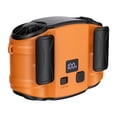 thumbnail image 4 of Ventilador de cintura portátil, ventilador de cuello para exteriores, fácil de transportar, versátil, USB personal Naranja, 4 of 9