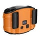 thumbnail image 4 of Ventilador de cintura portátil, tipo collar, ligero, versátil, USB, deportivo, para refrigeración. Naranja, 4 of 9