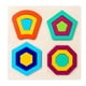 thumbnail image 1 of Juguete Montessori con forma de madera para niños, rompecabezas con clavijas, regalos de San Valentín, actividad educativa preescolar para niños de 2 Estilo C, 1 of 9