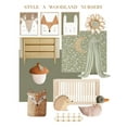 thumbnail image 2 of Nemo and Her Woodland Nursery Art Print Set of 3, Nursery Wall Art Decor, Picture Frames and Cute Animals Prints for Kids Playroom Decoration, 2 of 3