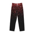 thumbnail image 4 of Balery Red Glitter1 print Men's Pajama Pants,Ultra Lightweight Pjs,Lounge Pant-Small, 4 of 9