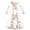 White, variant on ZHOGXU Halloween Dresses For Women Skeleton Print Long Sleeves Crewneck Midi Dress Casual Fashion Dress,Dark Purple2,L