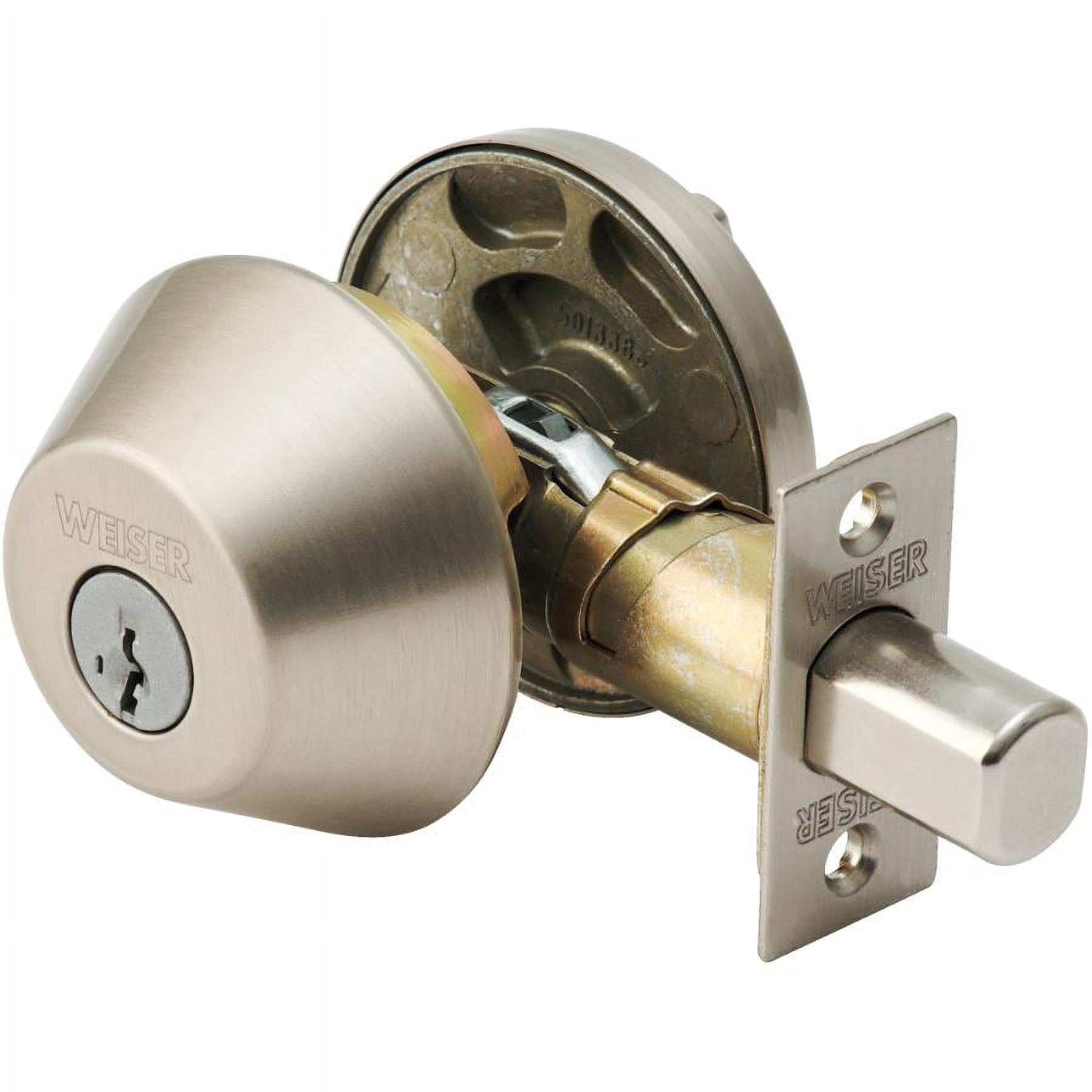 Satin Nickel Single Cylinder Smart Key Deadbolt Lock - Walmart.ca