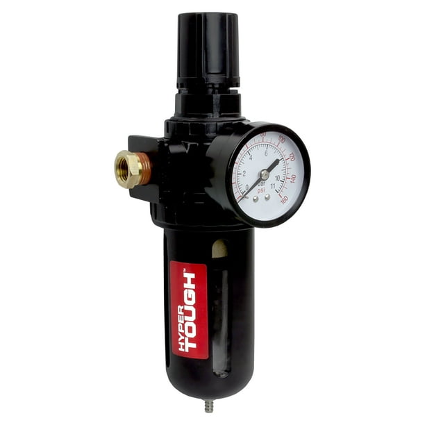 Hyper Tough HT38AFR 2in1 3/8" Compressed Air Filter and Regulator