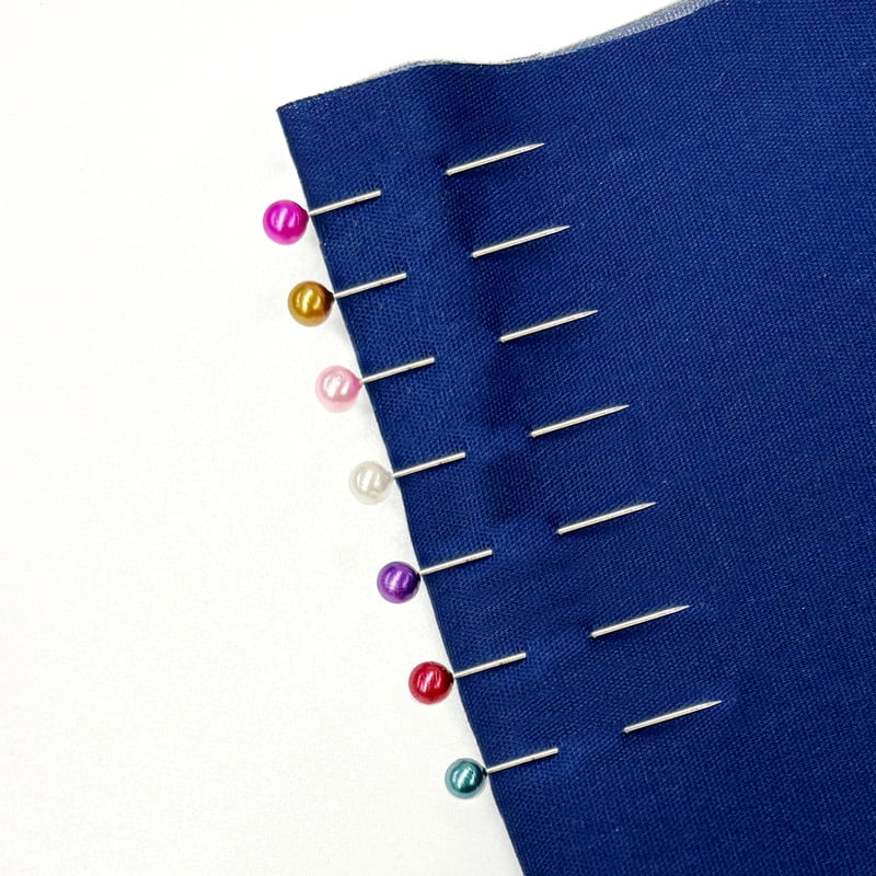 Hello Hobby Long Pearlized Pins, Size 24, 100 Count