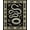 Black Gold, Pattern 7, variant on ODIKA 8'x10' Washable Area Rug Non-Slip Chair-Friendly Mat Snake Moody Abstract Gothic Serpent Vintage Scroll Coiled Border for Dining Room, Large Office, Lounge