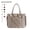 Camel, variant on Crush Tote Bag for Women, Puffer Crossbody Laptop Bag for 15.6", Quilted Shoulder Bag with Compartments, Pink