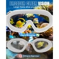 thumbnail image 4 of Gafas de natación Rantizon, 2 unidades, visión amplia, antivaho, UV, para adultos, 4 of 7