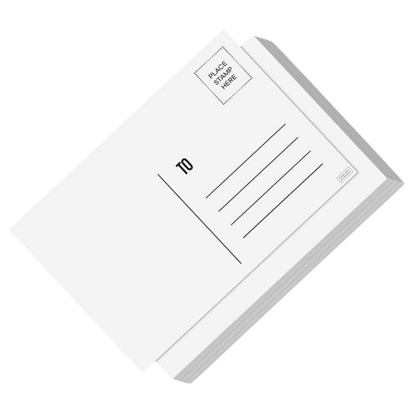 HINTRMENT 50 Sheets Blank Business Card Kraft Paper Printable Postcards For Creative Users School