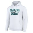 thumbnail image 2 of Unisex Starter White Philadelphia Eagles Team Mesh Print Graphic Tri-Blend Pullover Hoodie, 2 of 3
