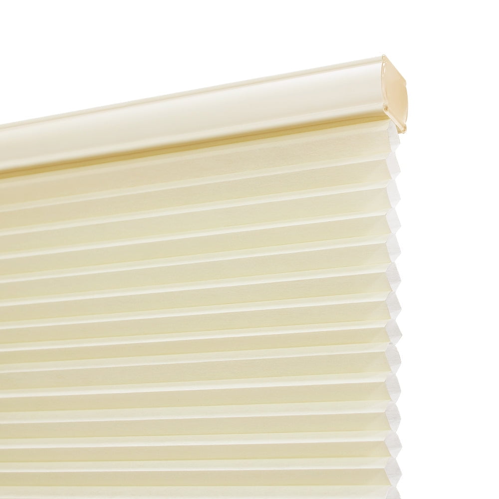 Lumi Cordless Light Filtering Cellular POSH Ivory Polyester Honeycomb Shades, 30 in x 72 in