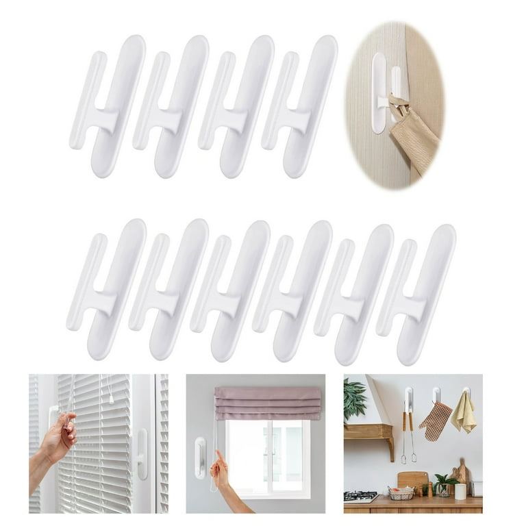 Huhudde Blind Cord Hooks Window Curtain Blind String Holder Hook