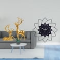 thumbnail image 2 of Estatua de escultura de ciervo,Estatuas de ciervos en pareja para decorar la entrada del hogar.,Reloj de pared grande,Reloj de pared acrílico silencioso sin tictac,Reloj de pared grande para, 2 of 8